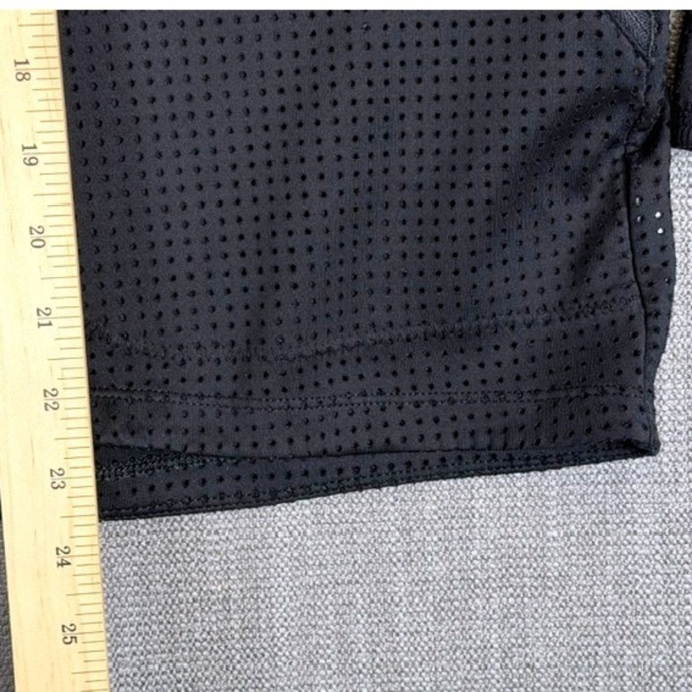 JoyLab Womens XXL Black Perforated Mesh Full Zip Track Jacket Raglan Plus Size - Picture 7 of 7